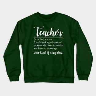 Teacher Crewneck Sweatshirt